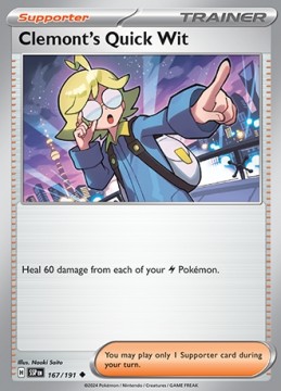 Clemont's Quick Wit #167 - Pokemon Surging Sparks