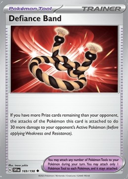 Defiance Band REVERSE HOLO #169 - Pokemon Scarlet & Violet