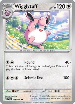 Wigglytuff REVERSE HOLO #77 - Pokemon Phantasmal Flames