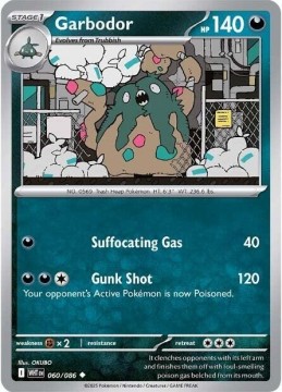 Garbodor #60 - Pokemon White Flare 
