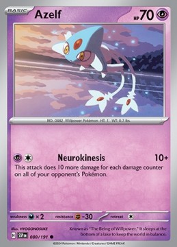 Azelf #80 - Pokemon Surging Sparks 