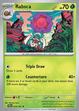 Rabsca HOLO #14 - Pokemon Surging Sparks