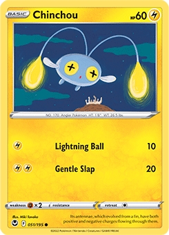 Chinchou #51 - Pokemon Silver Tempest