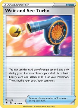 Wait and See Turbo REVERSE HOLO #158 - Pokemon Astral Radiance 