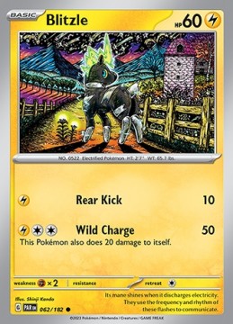 Blitzle #62 - Pokemon Paradox Rift