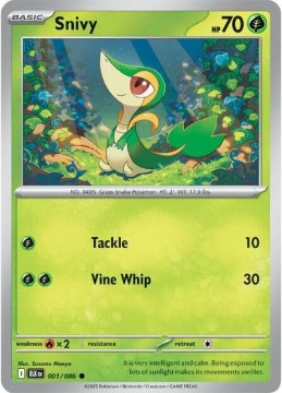 Snivy POSTER HOLO #1 - Pokemon Black Bolt 