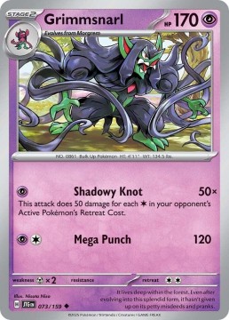 Grimmsnarl REVERSE HOLO #73 - Pokemon Journey Together