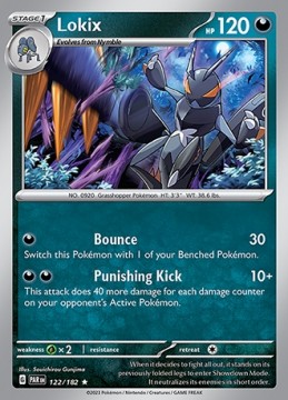 Lokix HOLO #122 - Pokemon Paradox Rift 