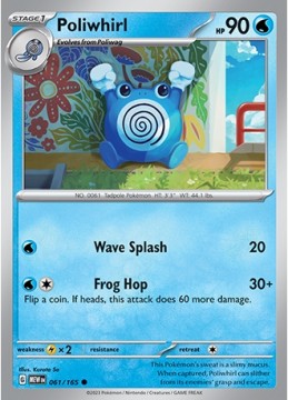 Poliwhirl #61 - Pokemon Scarlet & Violet 151 