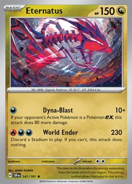 Eternatus HOLO #141 - Pokemon Surging Sparks