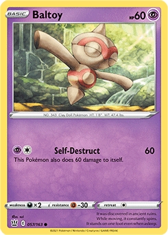 Baltoy #57 - Pokemon Battle Styles