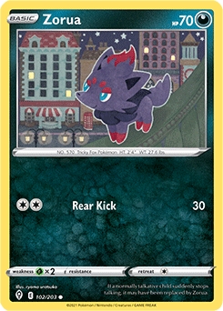 Zorua #102 - Pokemon Evolving Skies 