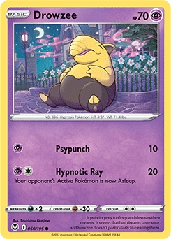 Drowzee #60 - Pokemon Silver Tempest
