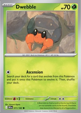 Dwebble #11 - Pokemon Destined Rivals
