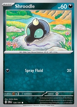 Shroodle #120 - Pokemon Surging Sparks