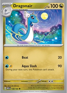 Dragonair REVERSE HOLO #148 - Pokemon Scarlet & Violet 151