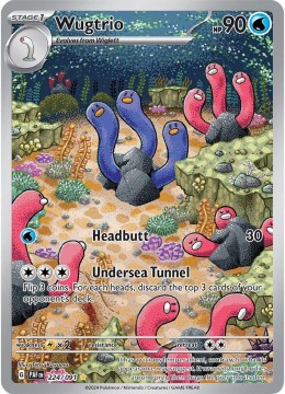 Wugtrio #224 - Pokemon Paldean Fates