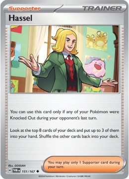 Hassel REVERSE HOLO #151 - Pokemon Twilight Masquerade