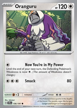 Oranguru #156 - Pokemon Surging Sparks