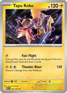 Tapu Koko ENERGY PATTERN #67 - Pokemon Ascended Heroes