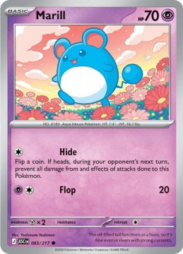 Marill ENERGY PATTERN #83 - Pokemon Ascended Heroes
