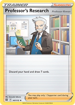 Professor's Research HOLO #147 - Pokemon Brilliant Stars 