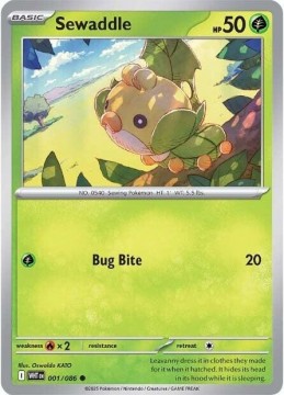 Sewaddle #1 - Pokemon White Flare