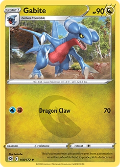 Gabite #108 - Pokemon Brilliant Stars