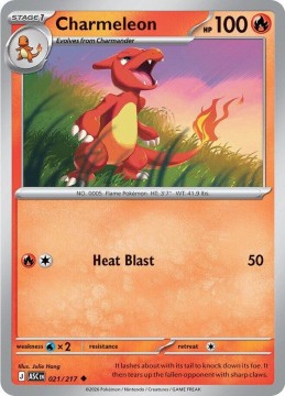 Charmeleon ENERGY PATTERN #21 - Pokemon Ascended Heroes