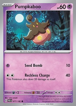 Pumpkaboo #77 - Pokemon Paradox Rift