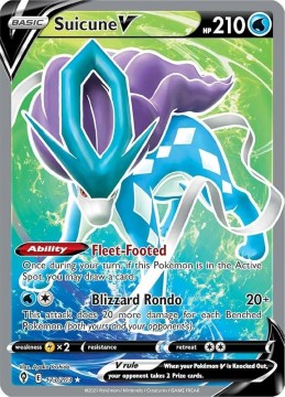 Suicune V #173 - Pokemon Evolving Skies 