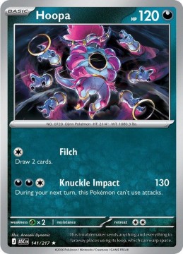 Hoopa ENERGY PATTERN #141 - Pokemon Ascended Heroes