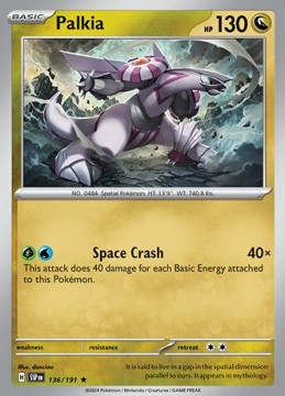 Palkia HOLO  #136 - Pokemon Surging Sparks