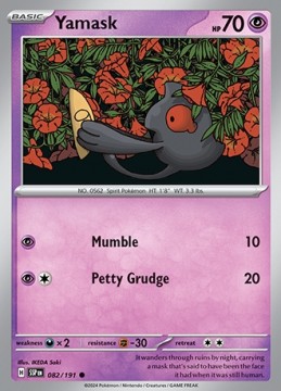 Yamask #82 - Pokemon Surging Sparks 