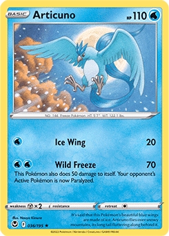 Articuno HOLO #36 - Pokemon Silver Tempest