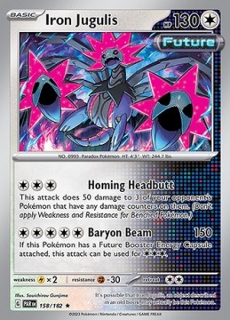Iron Jugulis HOLO #158 - Pokemon Paradox Rift