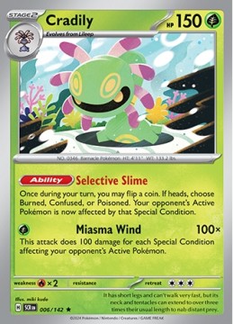 Cradily HOLO #6 - Pokemon Stellar Crown