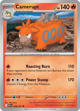 Camerupt POKEBALL PATTERN #28 - Pokemon Ascended Heroes