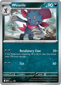 Weavile #21 - Pokemon Promo