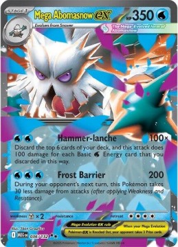 Mega Abomasnow EX #36 - Pokemon Mega Evolution