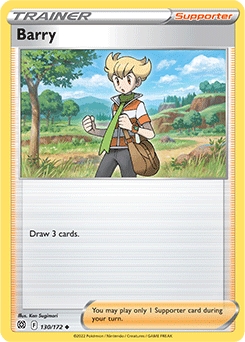 Barry REVERSE HOLO #130 - Pokemon Brilliant Stars