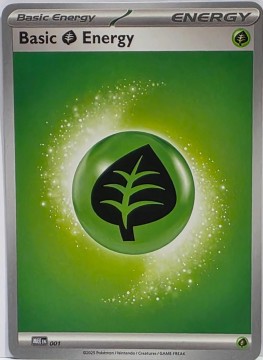 Basic Grass Energy HOLO #1 - Pokemon Mega Evolution Energy