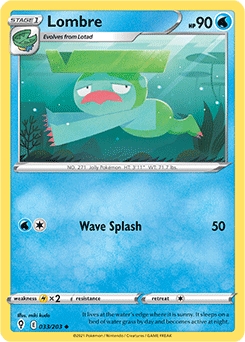 Lombre #33 - Pokemon Evolving Skies