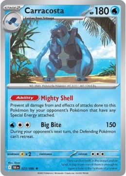 Carracosta HOLO #23 - Pokemon Black Bolt 