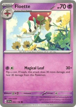 Floette REVERSE HOLO #92 - Pokemon Scarlet & Violet