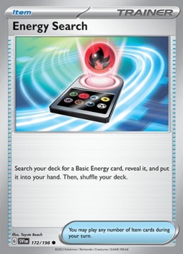 Energy Search REVERSE HOLO #172 - Pokemon Scarlet & Violet 
