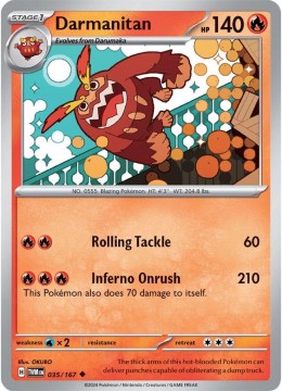 Darmanitan #35 - Pokemon Twilight Masquerade