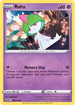 Ralts #67 - Pokemon Silver Tempest 