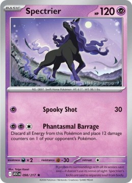 Spectrier POKEBALL PATTERN #98 - Pokemon Ascended Heroes
