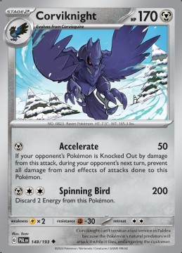 Corviknight #148 - Pokemon Paldea Evolved